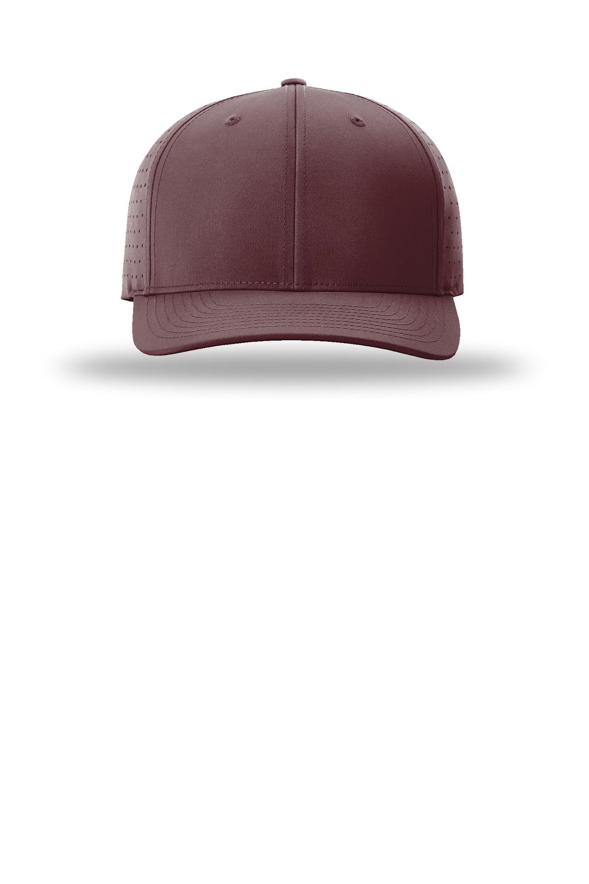 Richardson Laser Perf R-Flex Snapback - Maroon - flat front