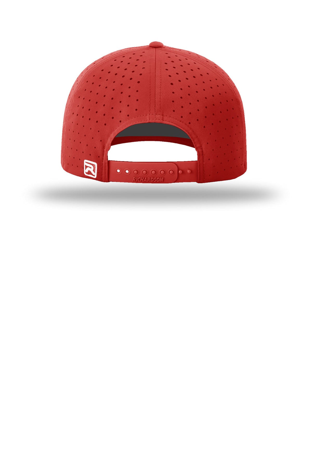 Richardson Laser Perf R-Flex Snapback - Red - flat back