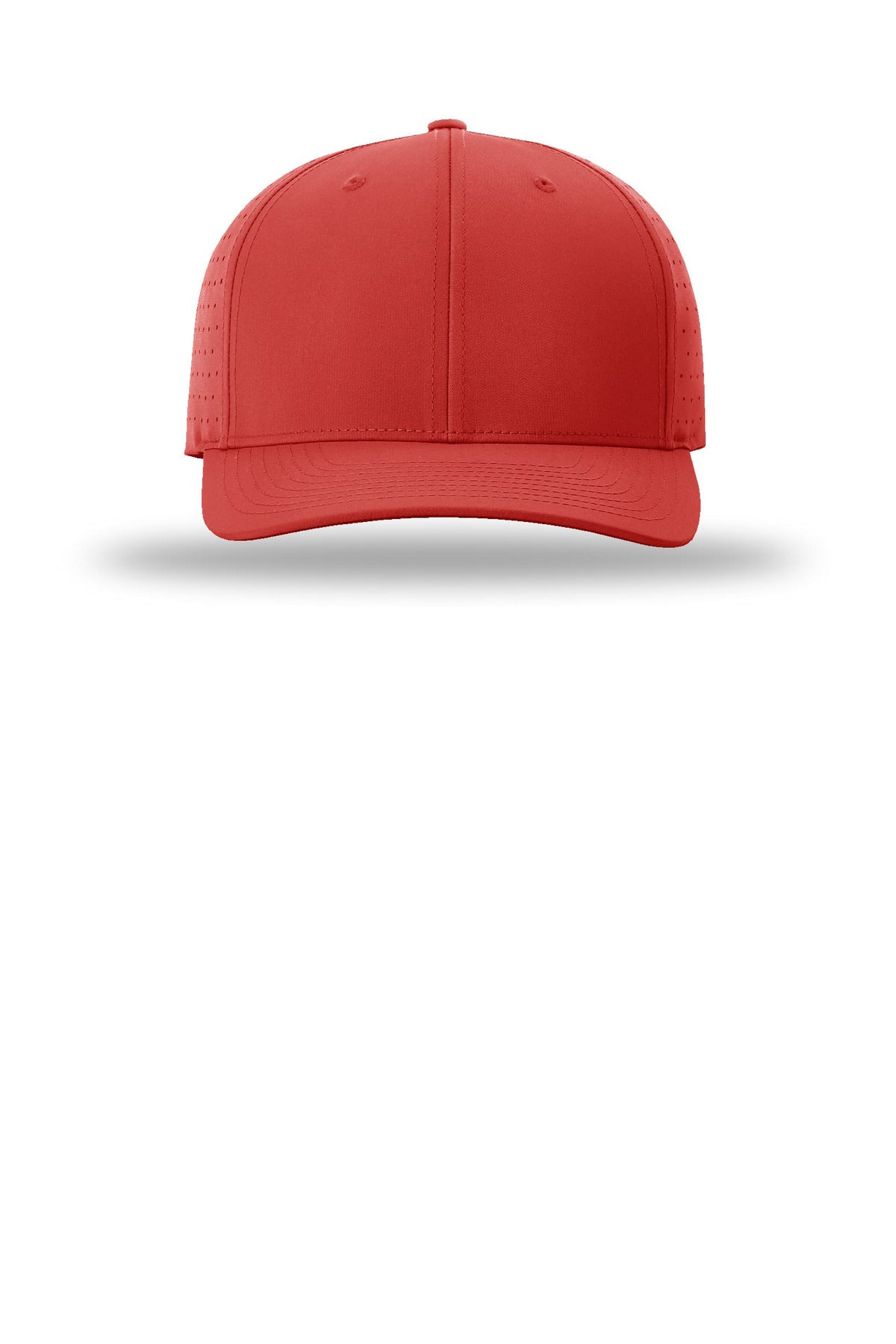 Richardson Laser Perf R-Flex Snapback - Red - flat front
