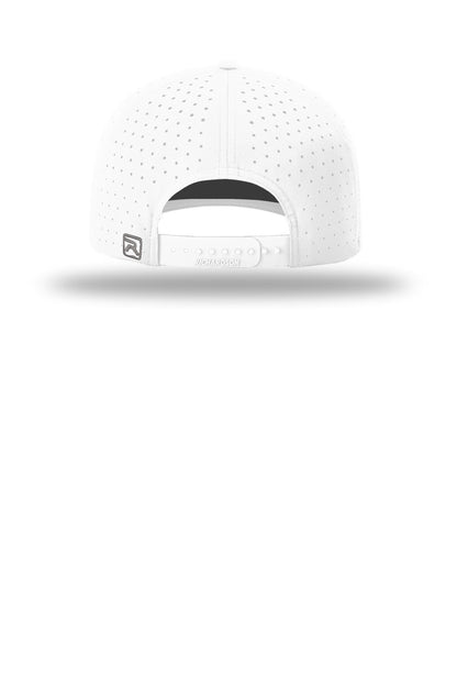 Richardson Laser Perf R-Flex Snapback - White - flat back