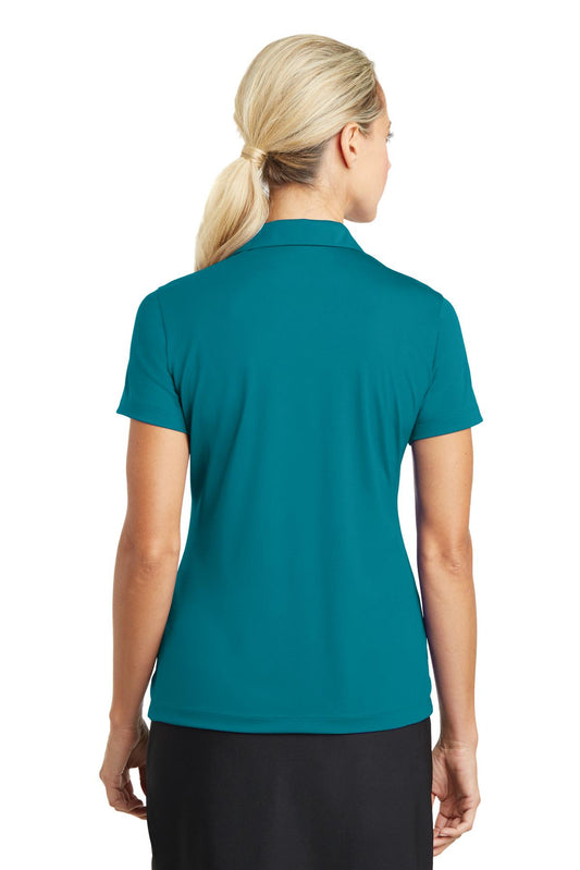 Nike Women's Dri-FIT Vertical Mesh Polo - Blustery - back