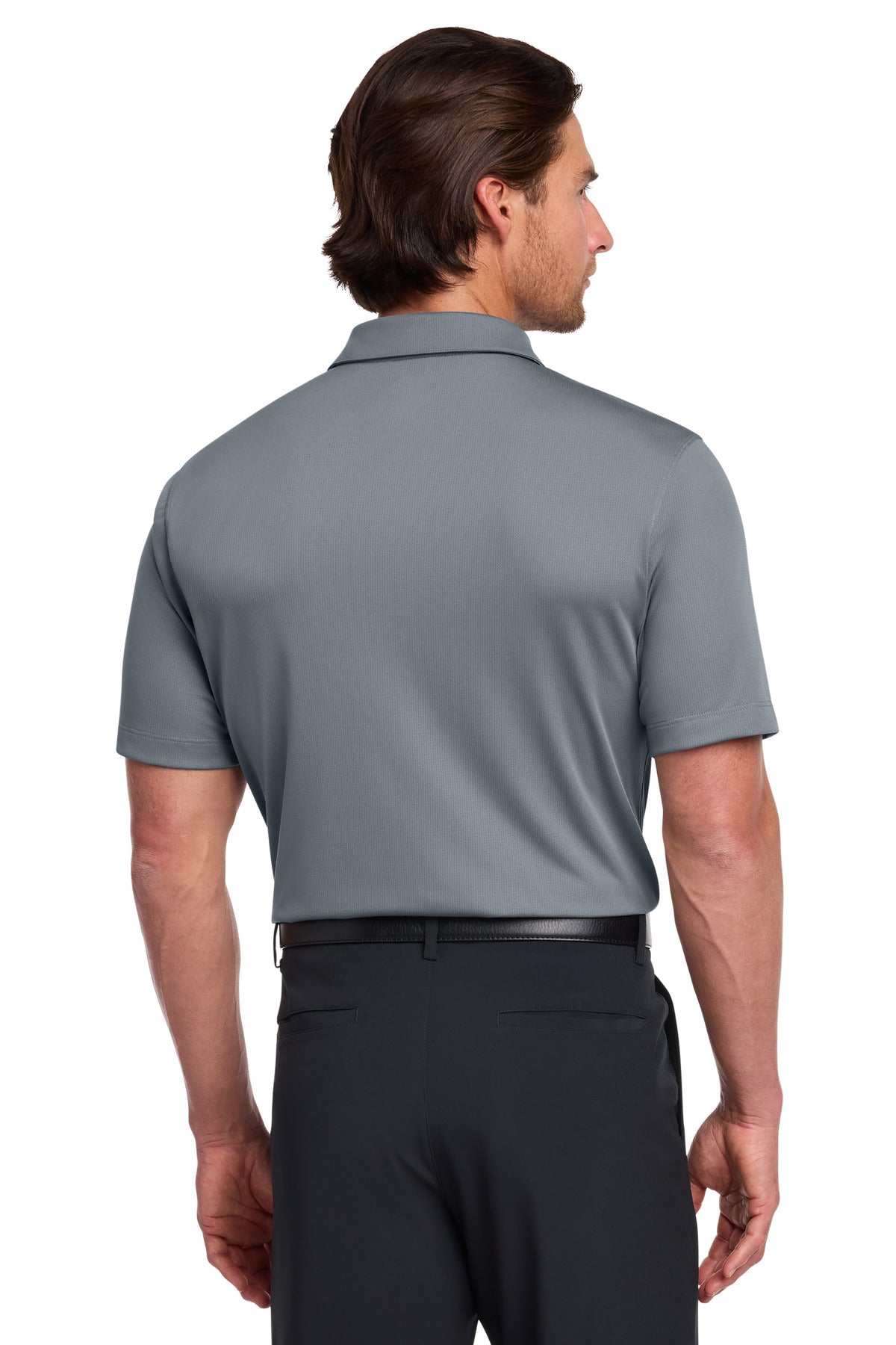 Nike Dri-FIT Vertical Mesh Polo - Cool Grey - back