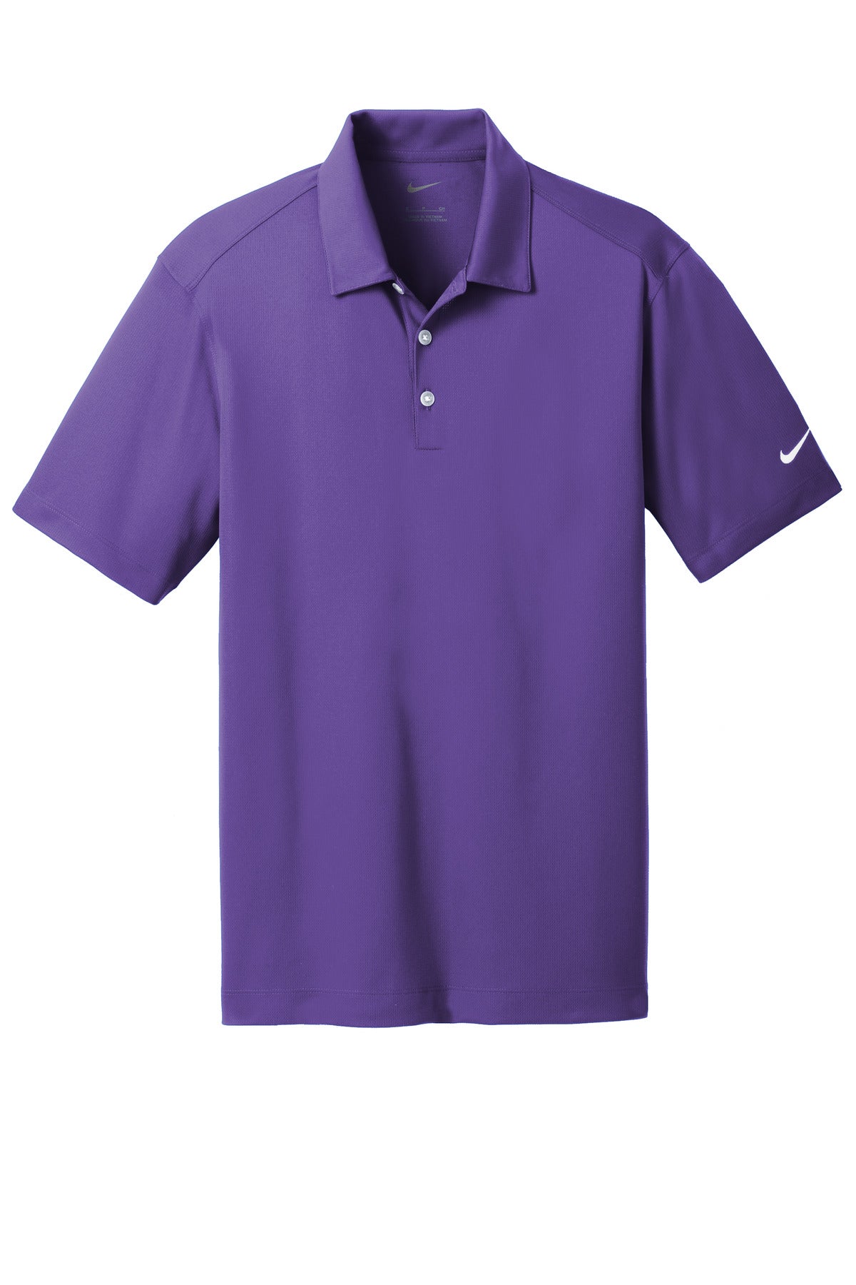 Nike Dri-FIT Vertical Mesh Polo - Court Purple - flat front