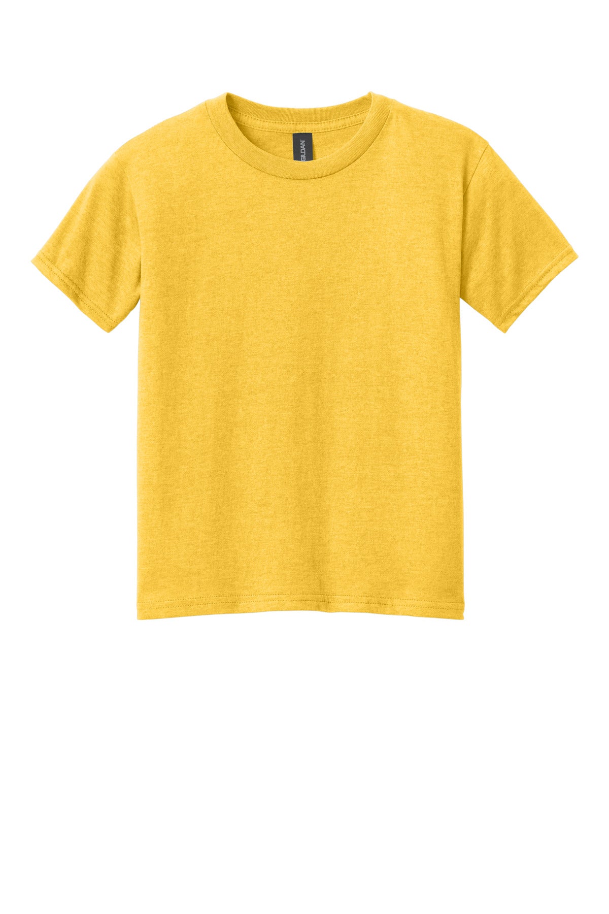 Gildan Youth Softstyle CVC Tee - Daisy Mist - flat front
