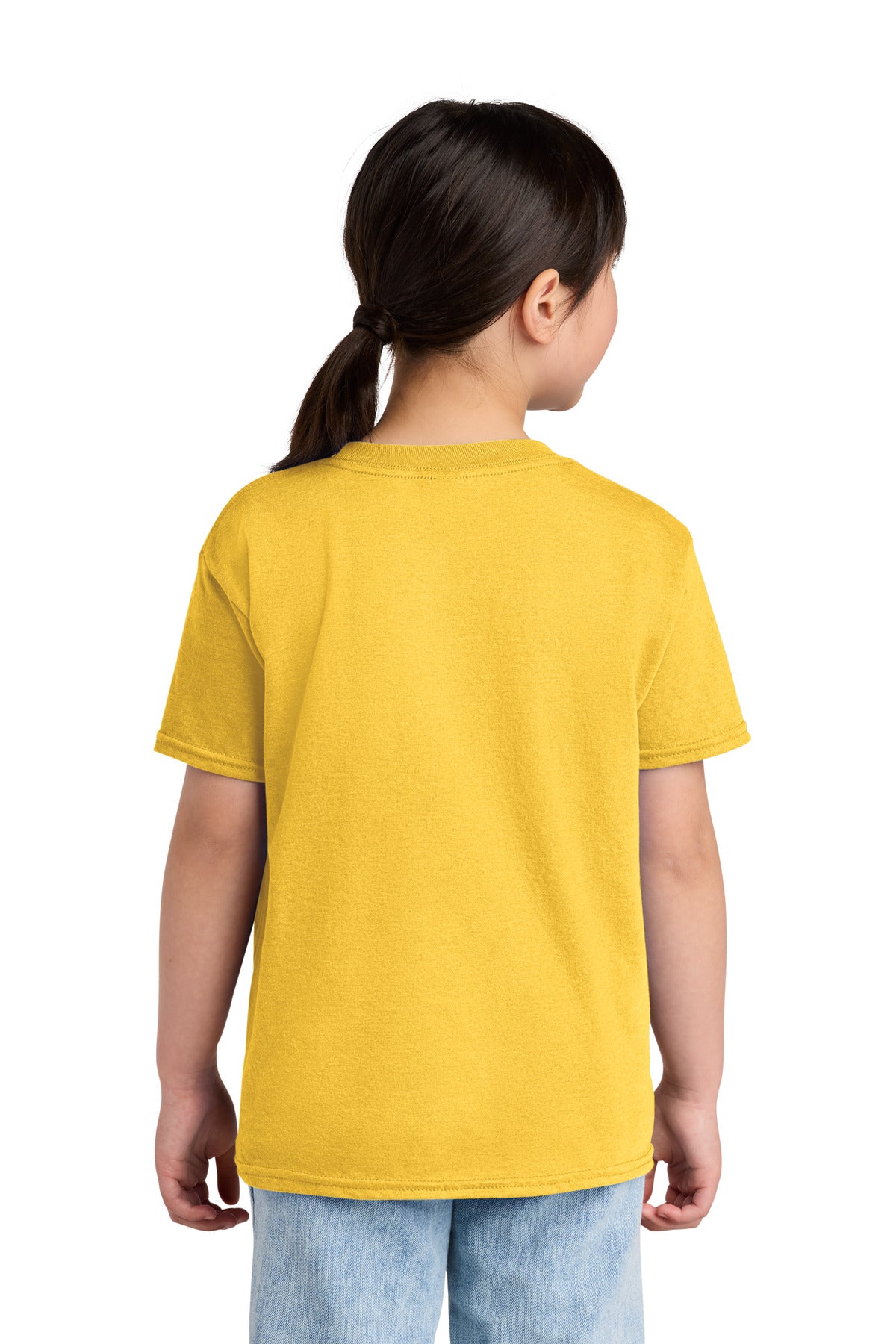 Gildan Youth Softstyle CVC Tee - Daisy Mist - back