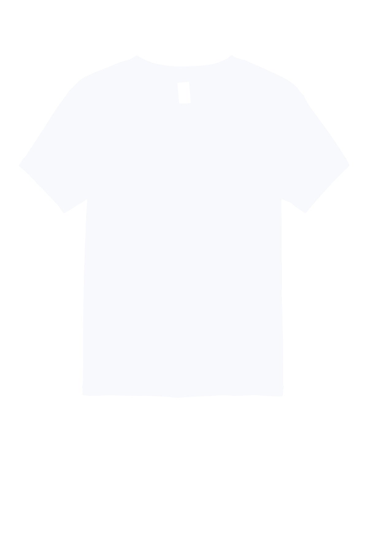 Gildan Youth Softstyle CVC Tee - White - flat front