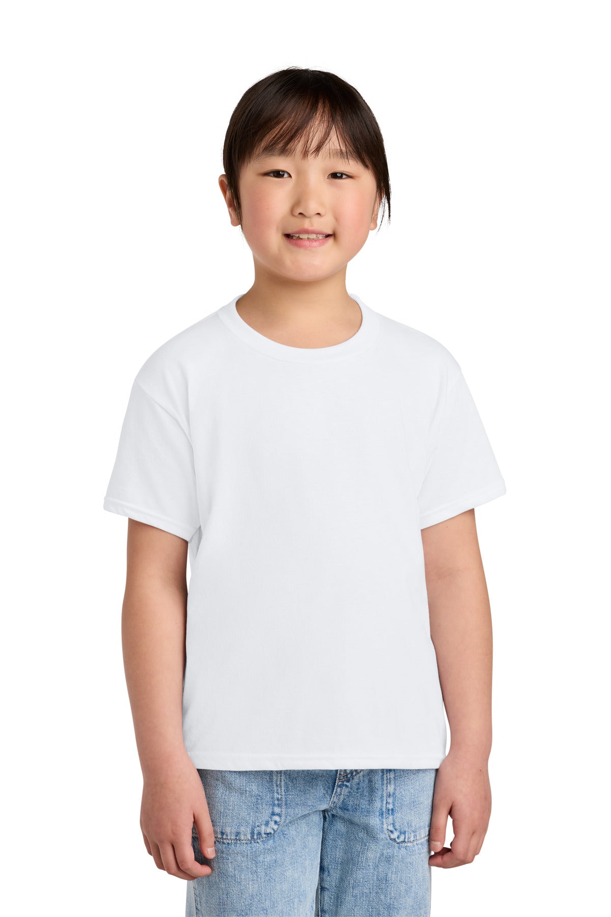 Gildan Youth Softstyle CVC Tee - White - front