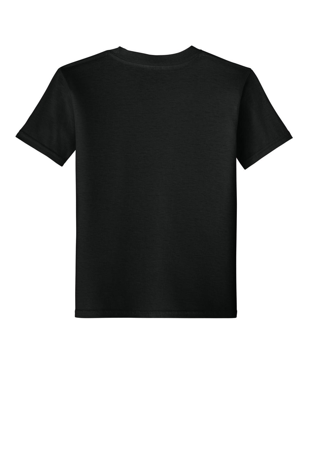 Gildan Youth Softstyle T-Shirt - Black - flat back
