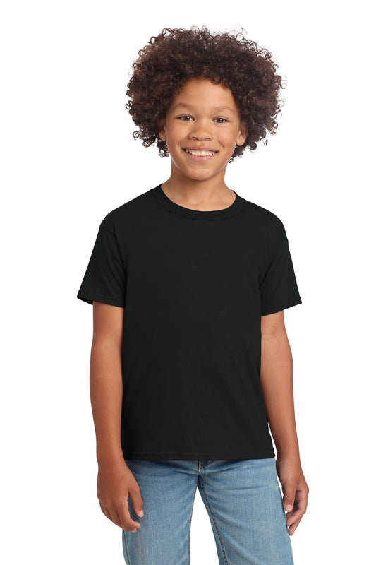 Gildan Youth Softstyle T-Shirt - Black - front