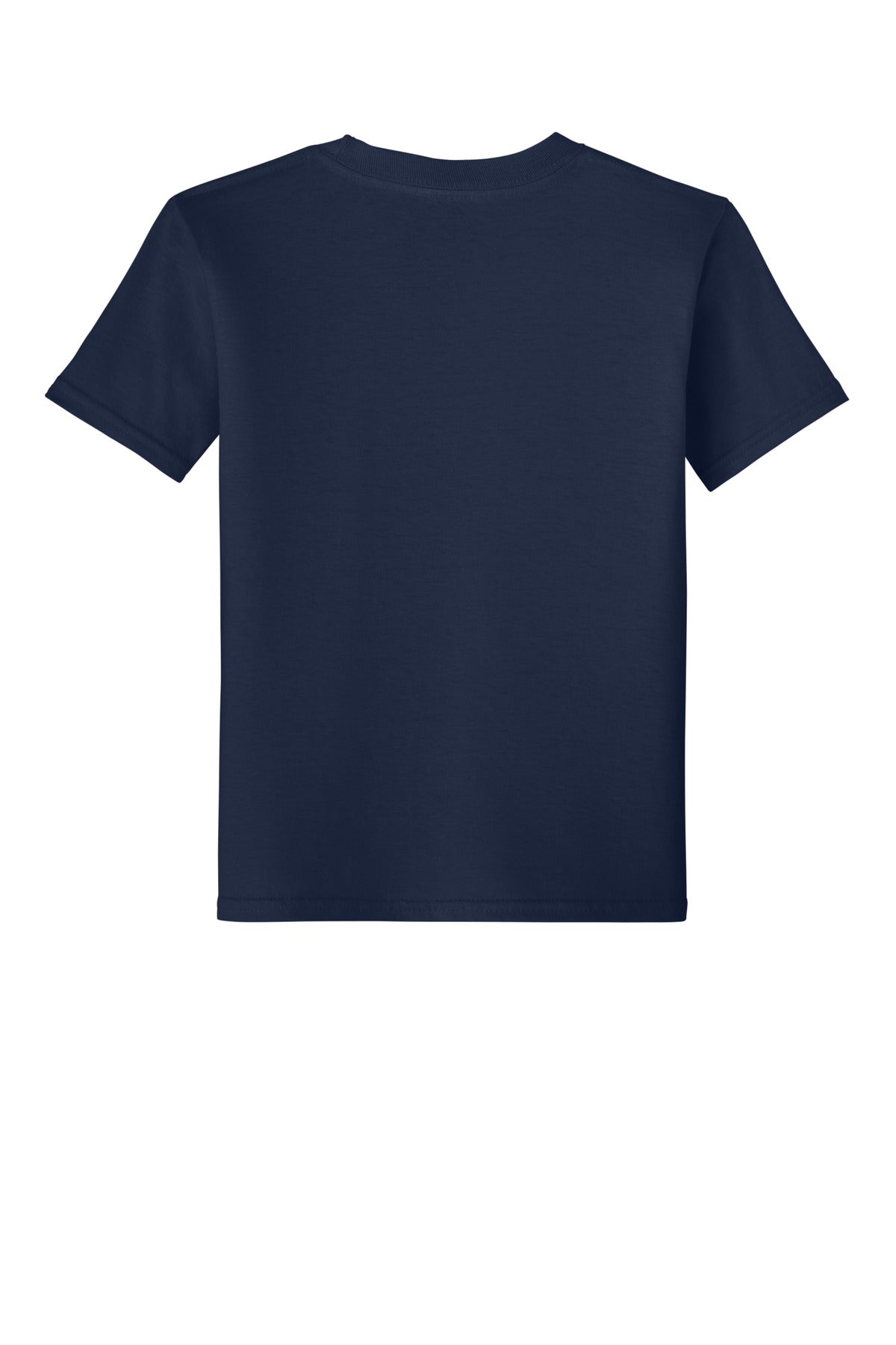 Gildan Youth Softstyle T-Shirt - Navy - flat back