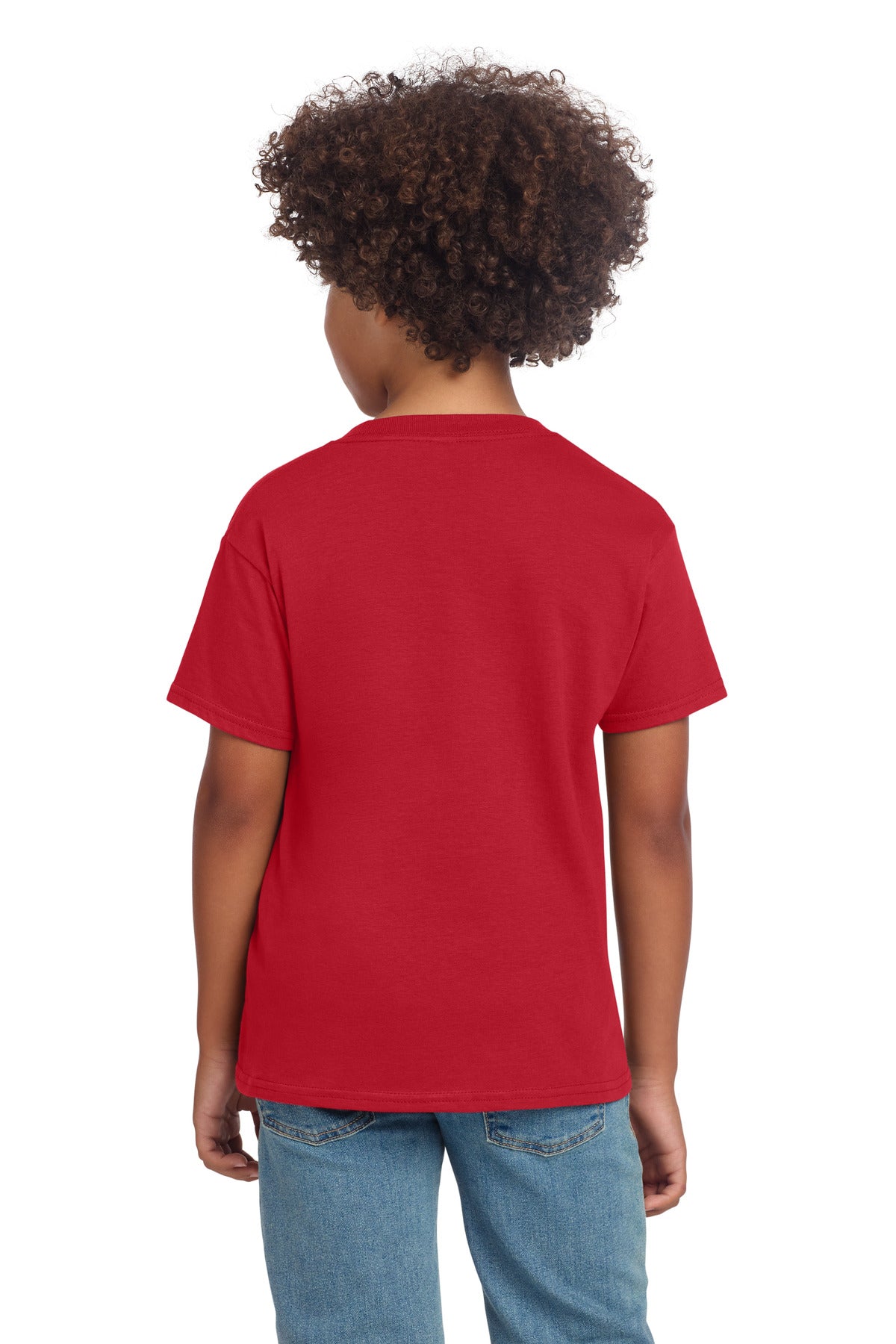 Gildan Youth Softstyle T-Shirt - Red - back