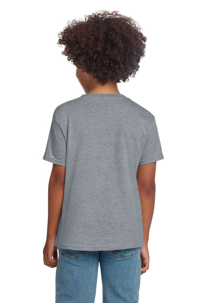 Gildan Youth Softstyle T-Shirt - Sport Grey - back