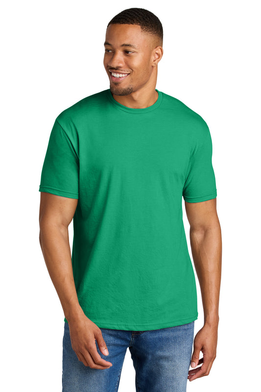 Gildan Softstyle CVC Tee - Kelly Mist - front