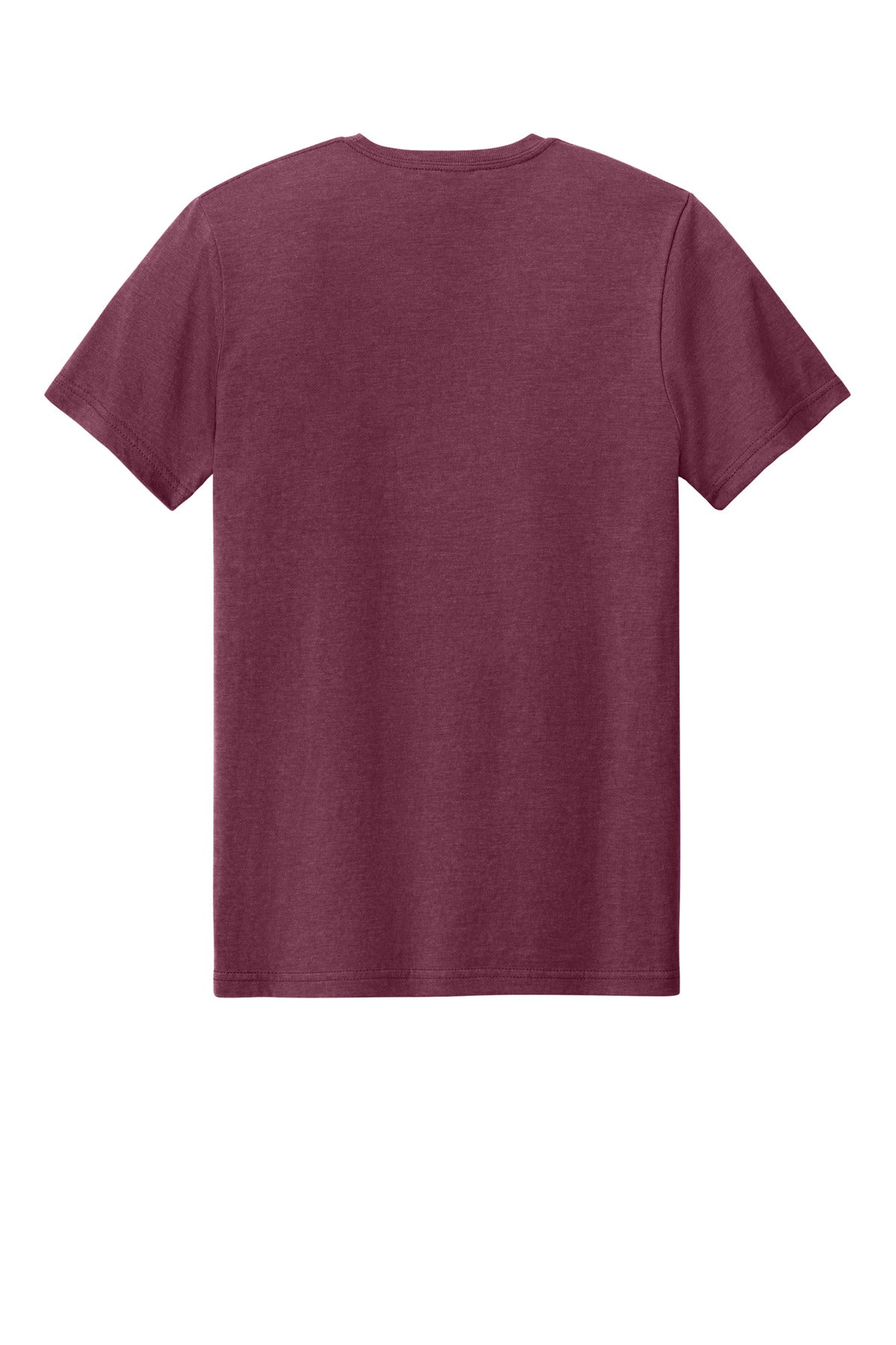 Gildan Softstyle CVC Tee - Maroon Mist - flat back