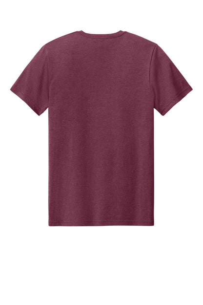 Gildan Softstyle CVC Tee - Maroon Mist - flat back