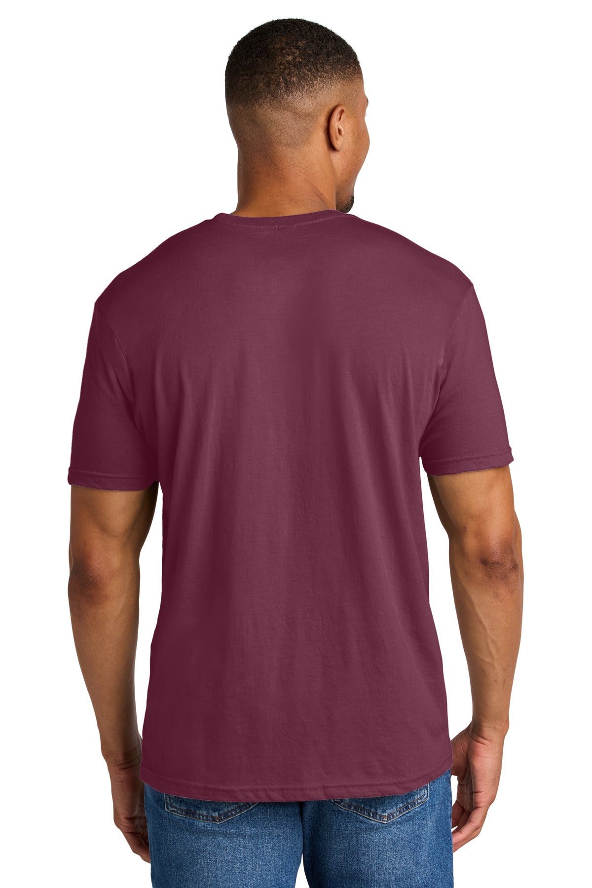 Gildan Softstyle CVC Tee - Maroon Mist - back