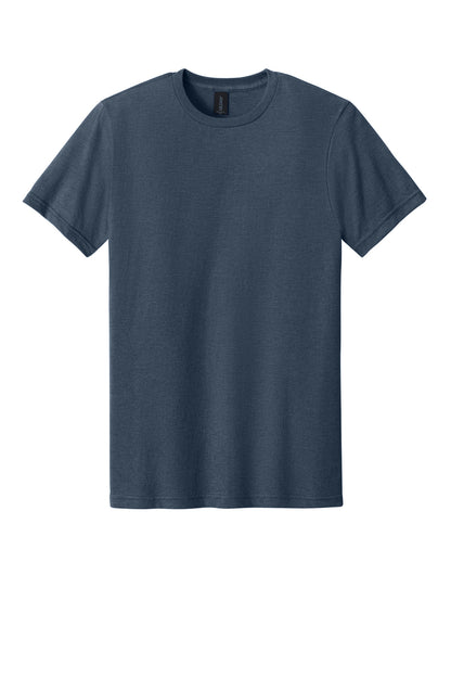 Gildan Softstyle CVC Tee - Navy Mist - flat front