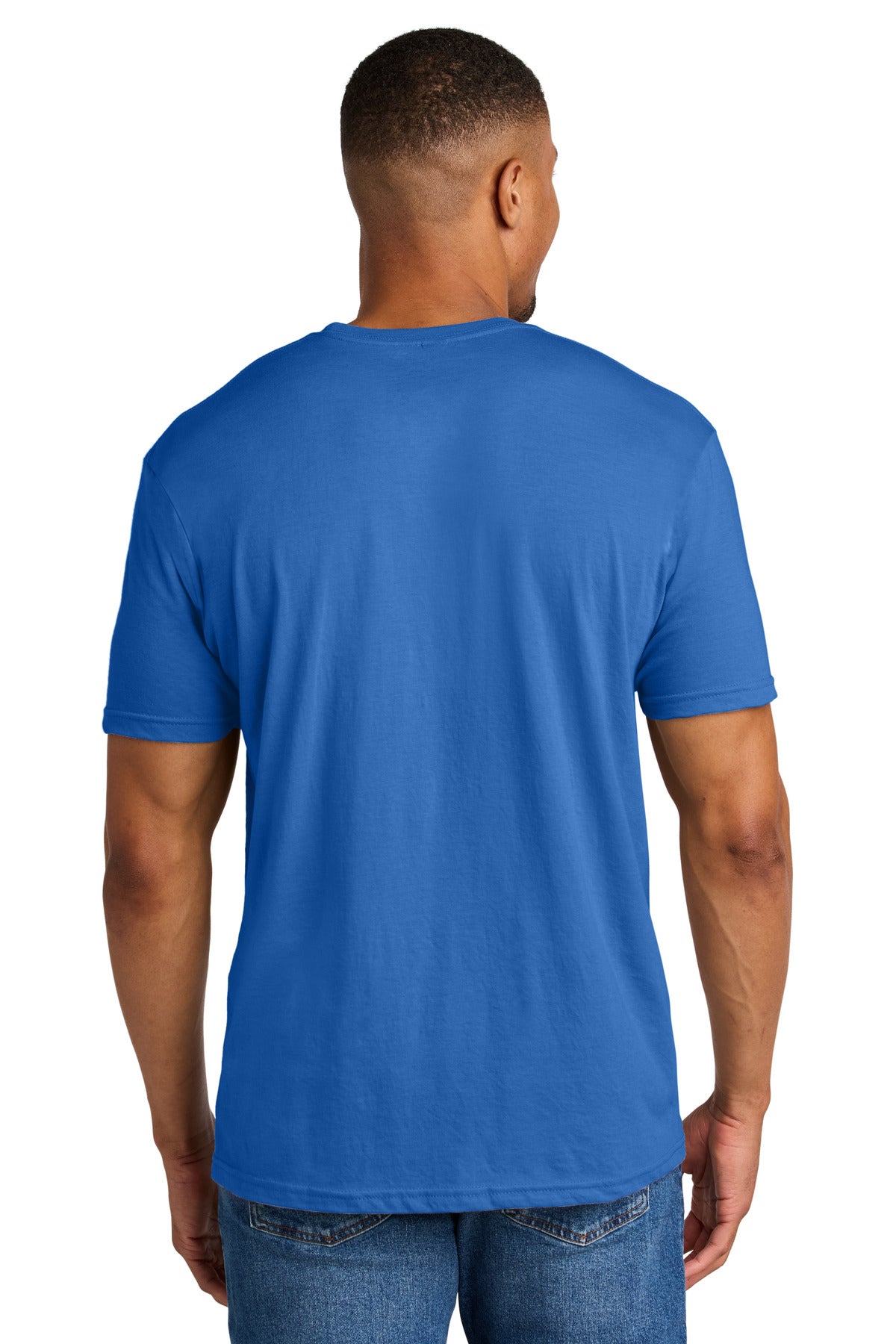 Gildan Softstyle CVC Tee - Royal Mist - back