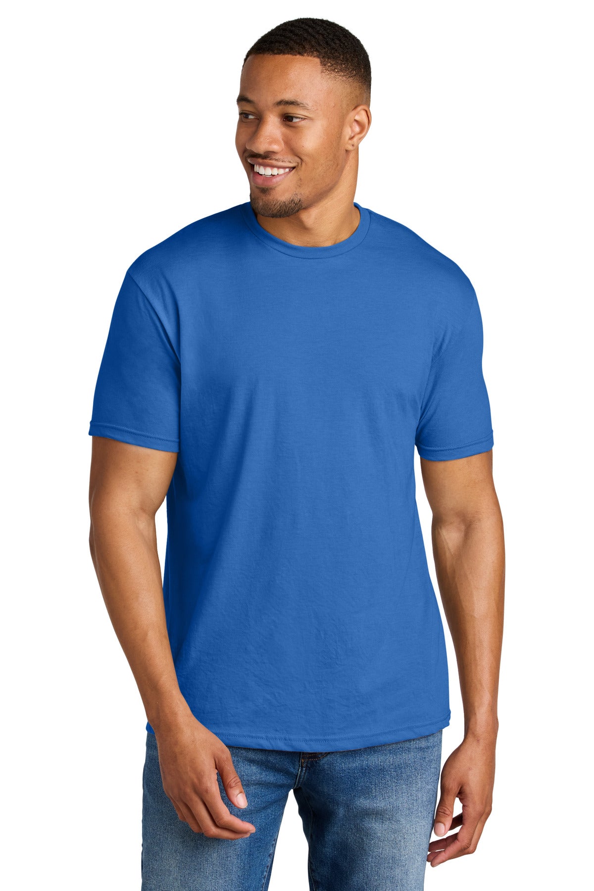 Gildan Softstyle CVC Tee - Royal Mist - front