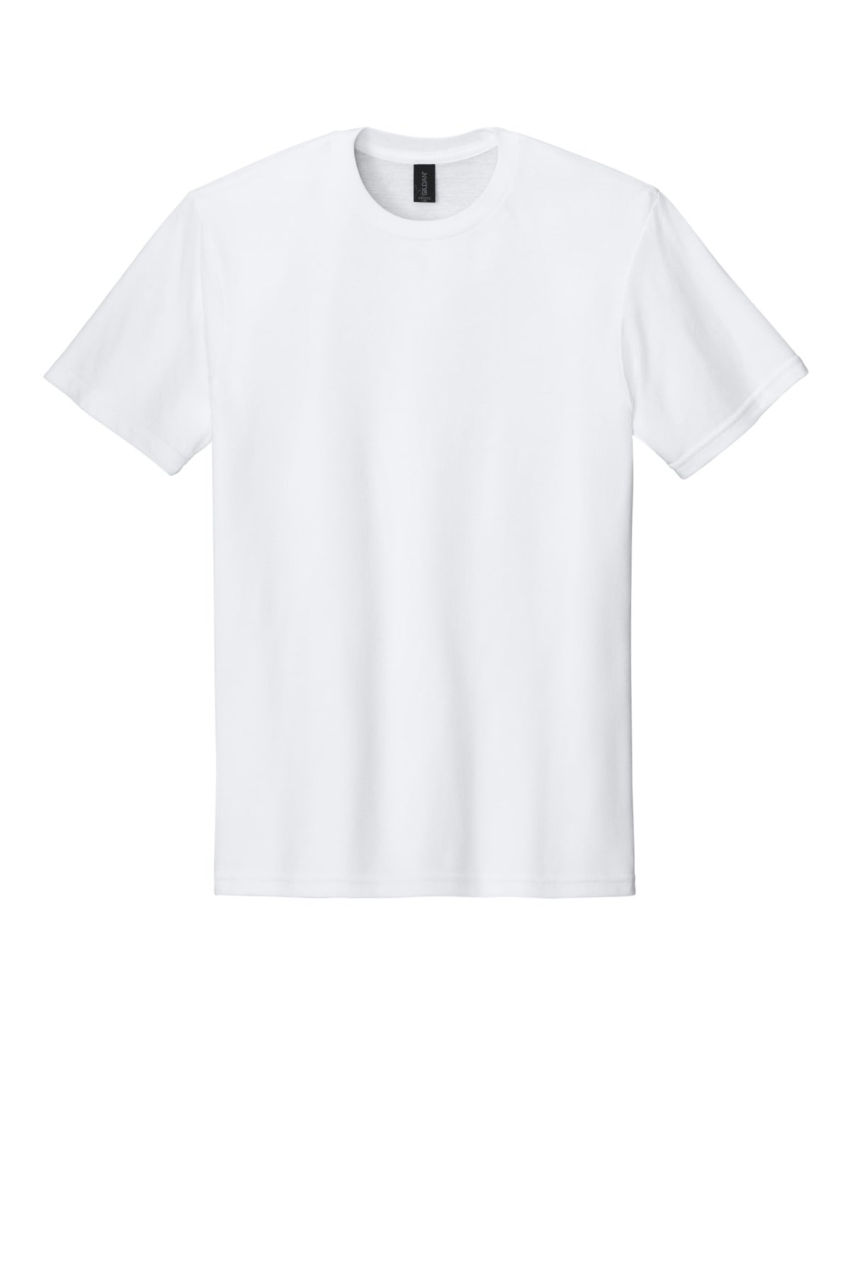 Gildan Softstyle CVC Tee - White - flat front