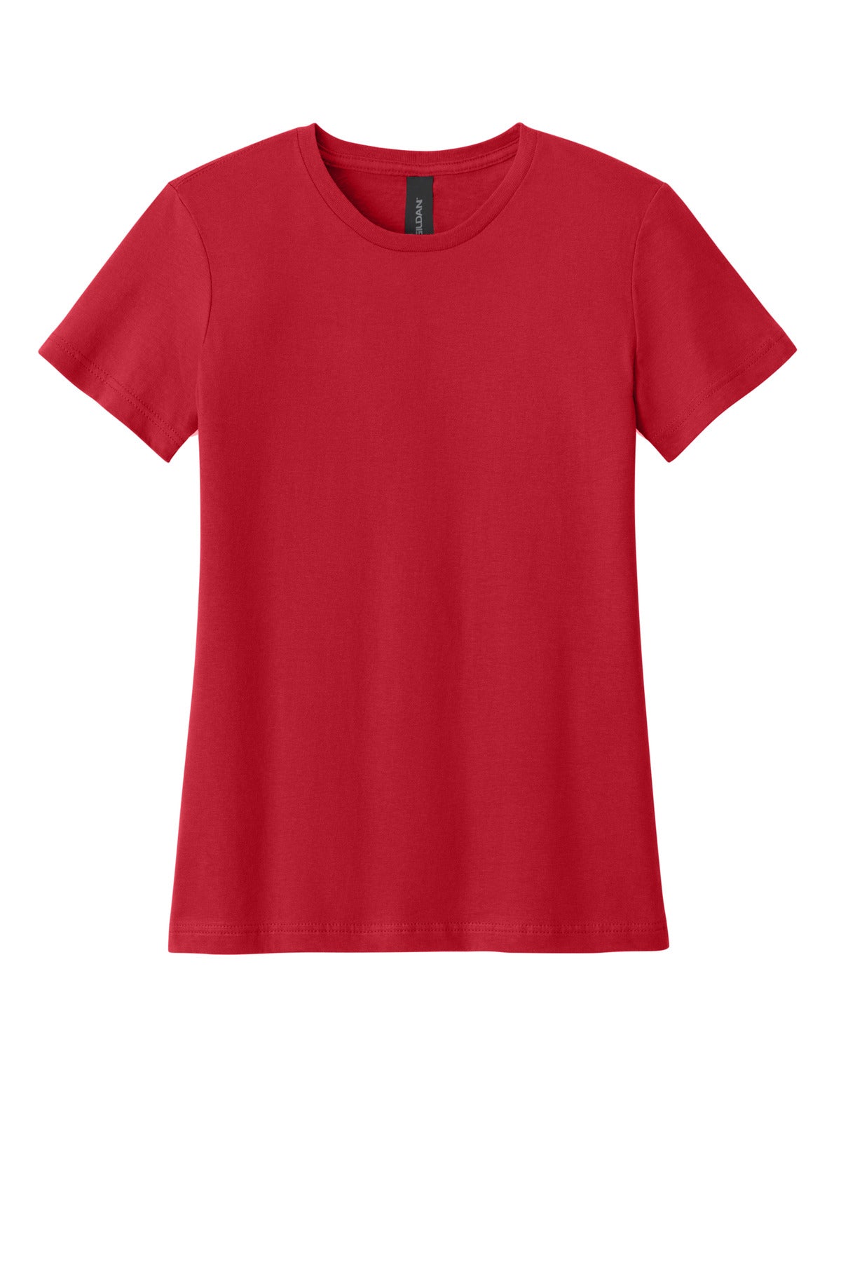 Gildan Softstyle Women's T-Shirt - Red - flat front