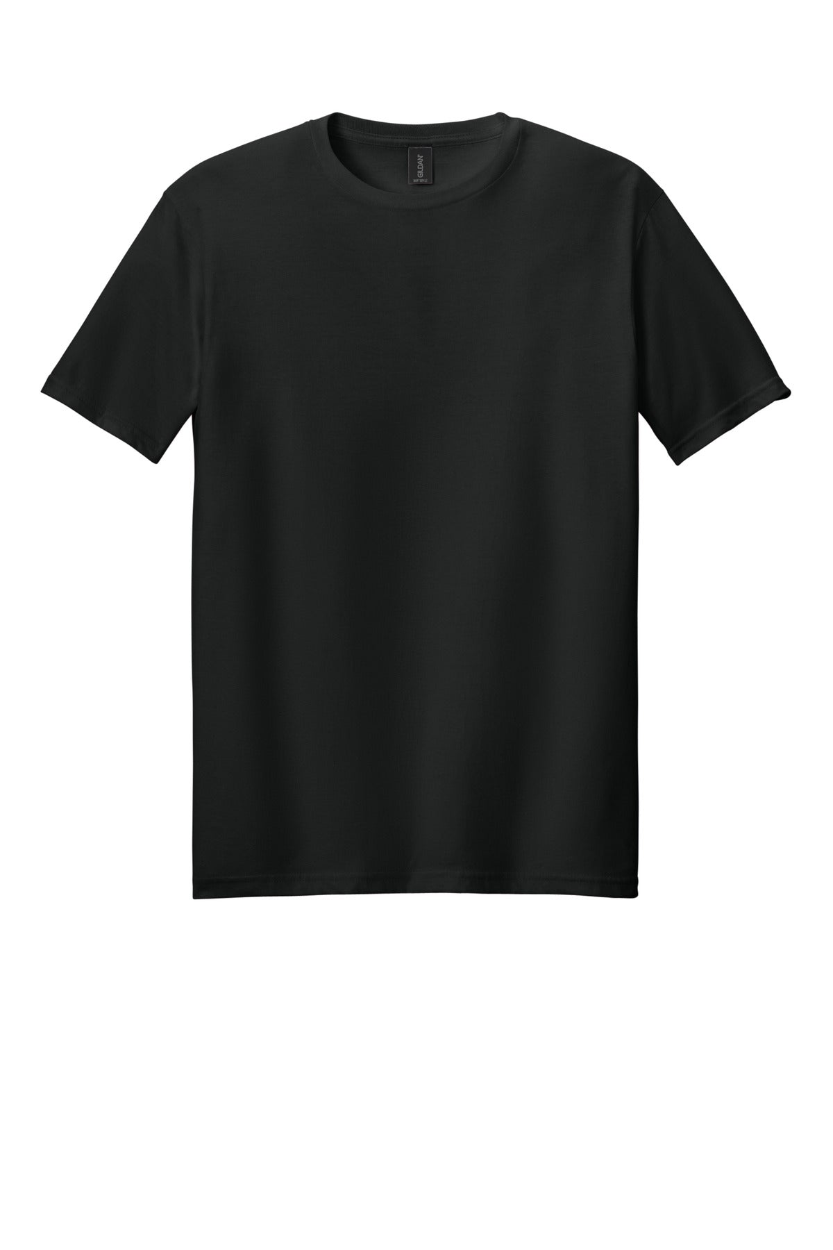 Gildan Softstyle T-Shirt - Black - flat front