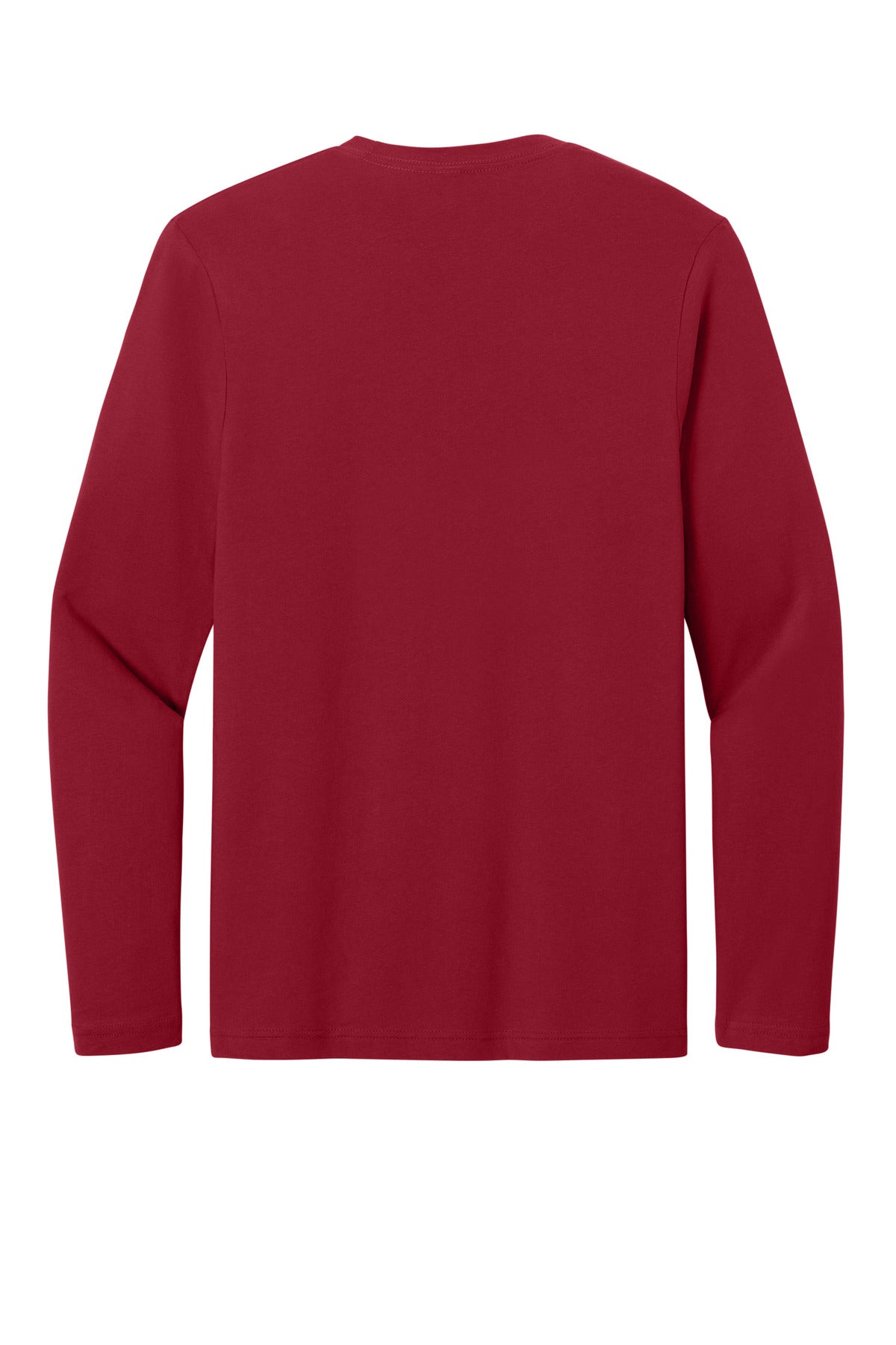 Gildan Softstyle Long Sleeve T-Shirt - Cherry Red - flat back