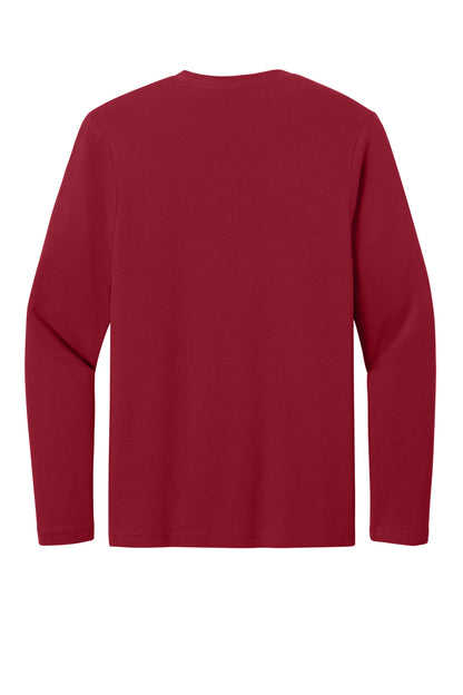 Gildan Softstyle Long Sleeve T-Shirt - Cherry Red - flat back