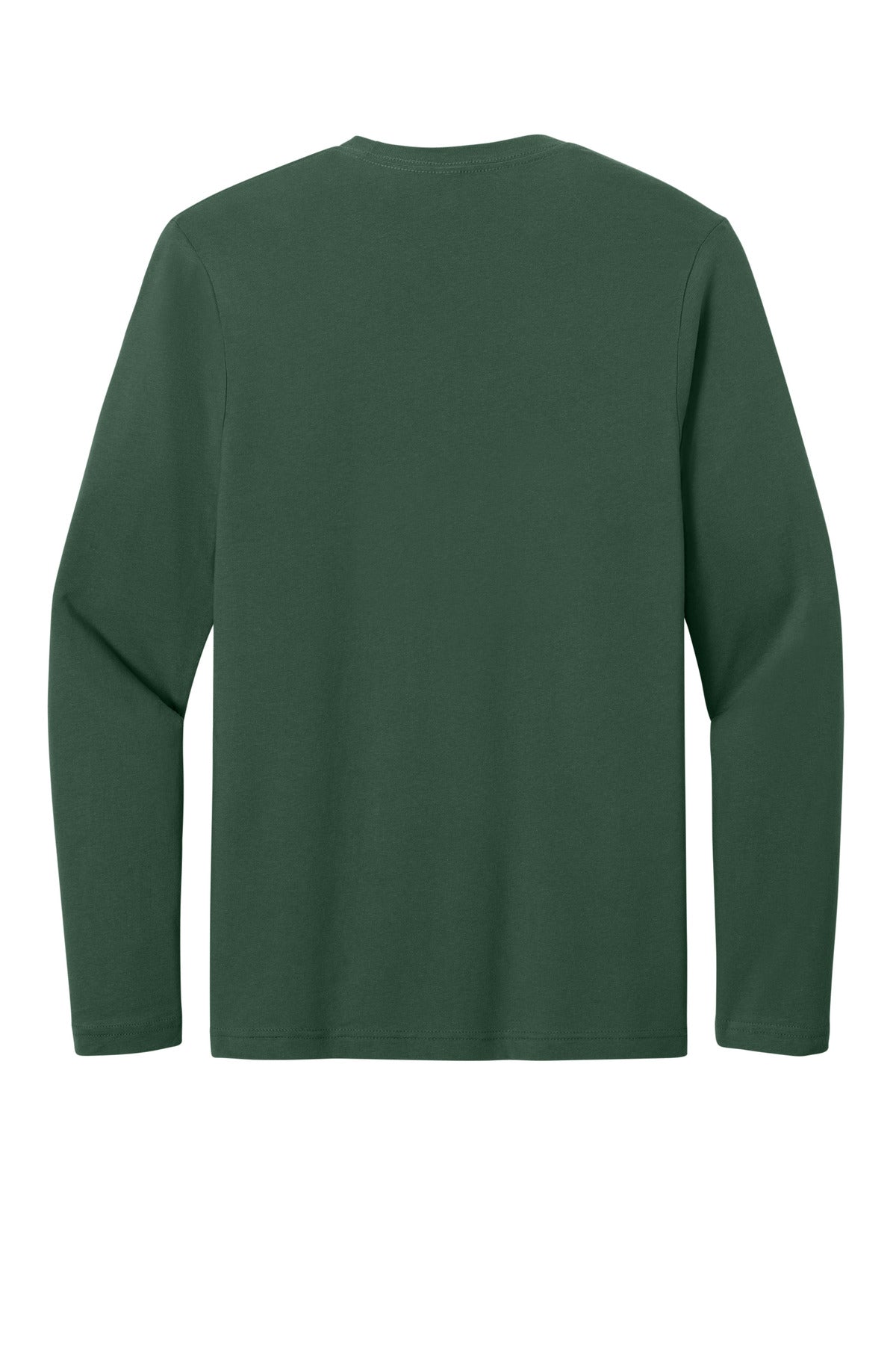 Gildan Softstyle Long Sleeve T-Shirt - Fan Dark Green - flat back