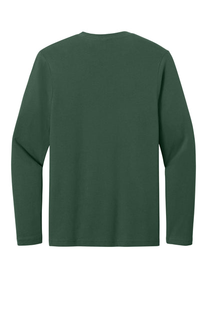 Gildan Softstyle Long Sleeve T-Shirt - Fan Dark Green - flat back