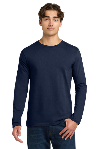 Gildan Softstyle Long Sleeve T-Shirt - Navy - front