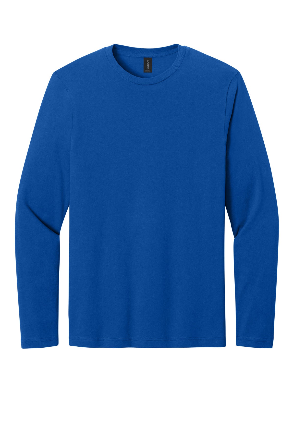 Gildan Softstyle Long Sleeve T-Shirt - Royal - flat front