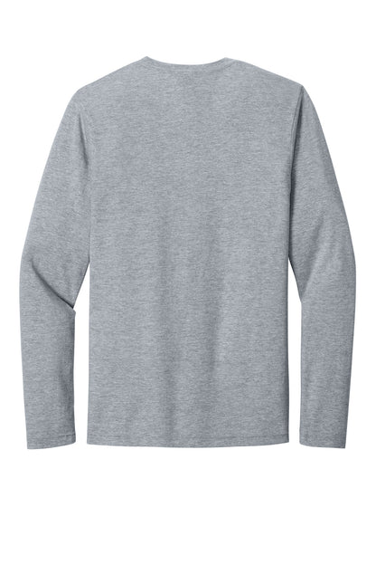 Gildan Softstyle Long Sleeve T-Shirt - Sport Grey - flat back