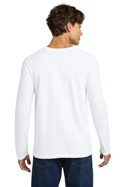 Gildan Softstyle Long Sleeve T-Shirt - White - back
