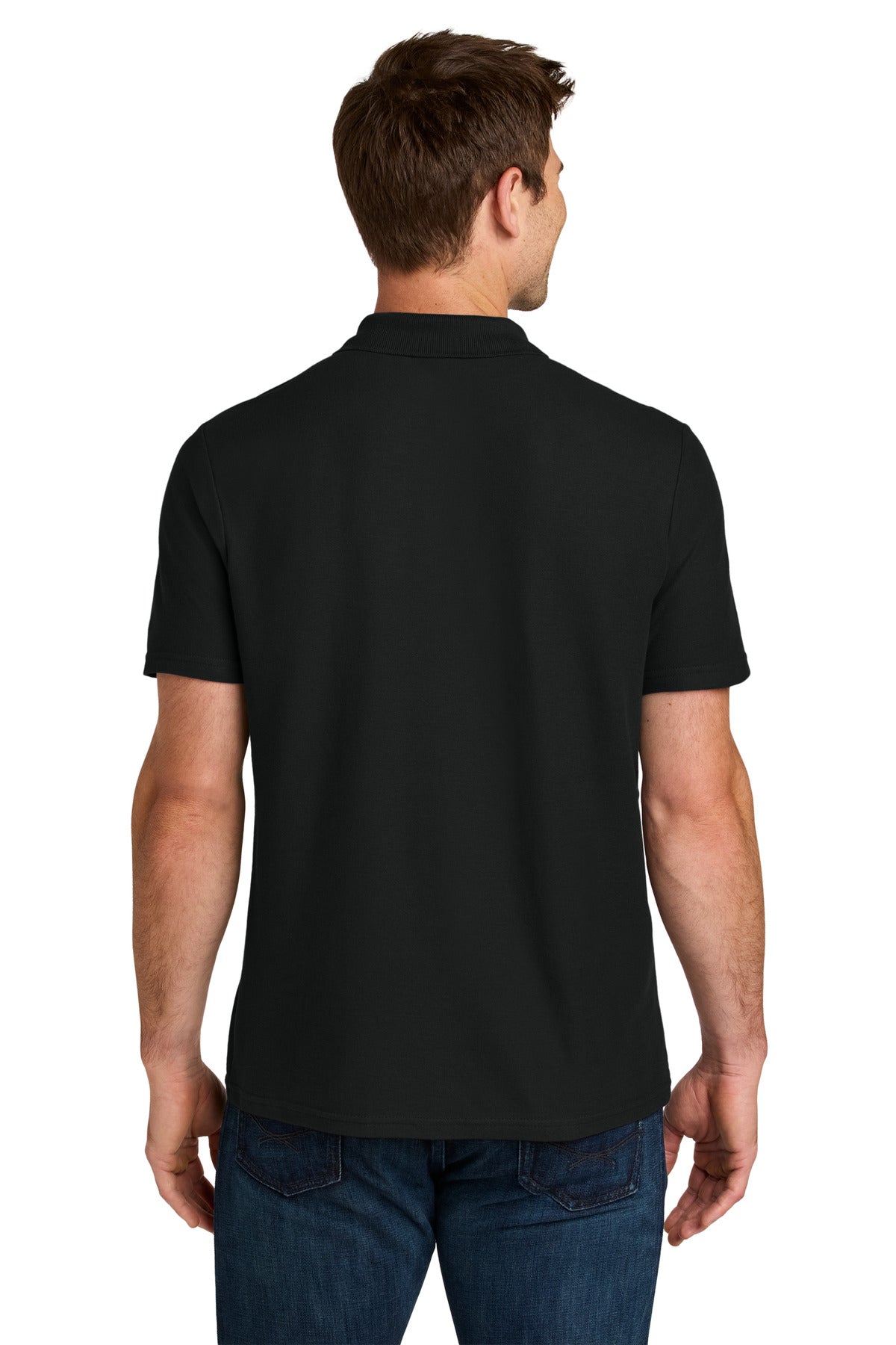 Gildan Softstyle Pique Polo - Black - back