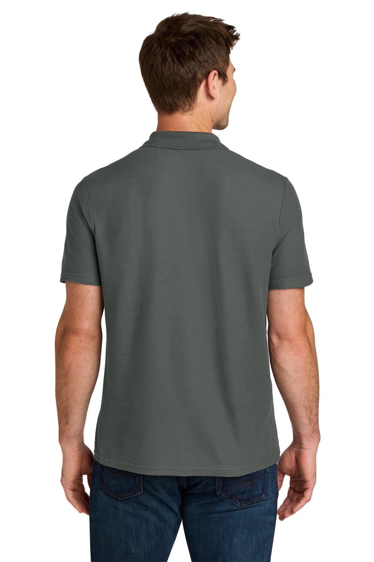 Gildan Softstyle Pique Polo - Charcoal - back