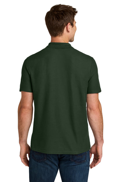 Gildan Softstyle Pique Polo - Forest Green - back
