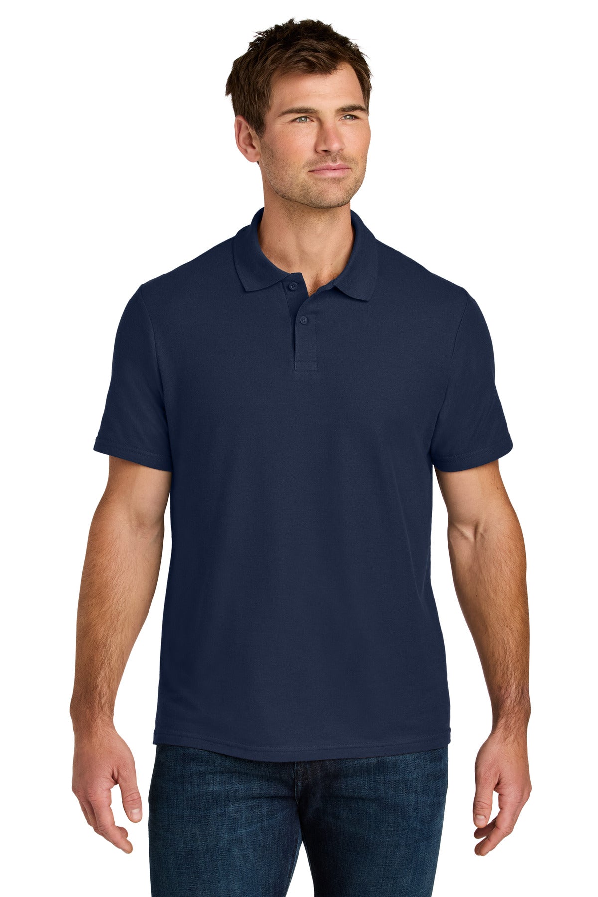 Gildan Softstyle Pique Polo - Navy - front