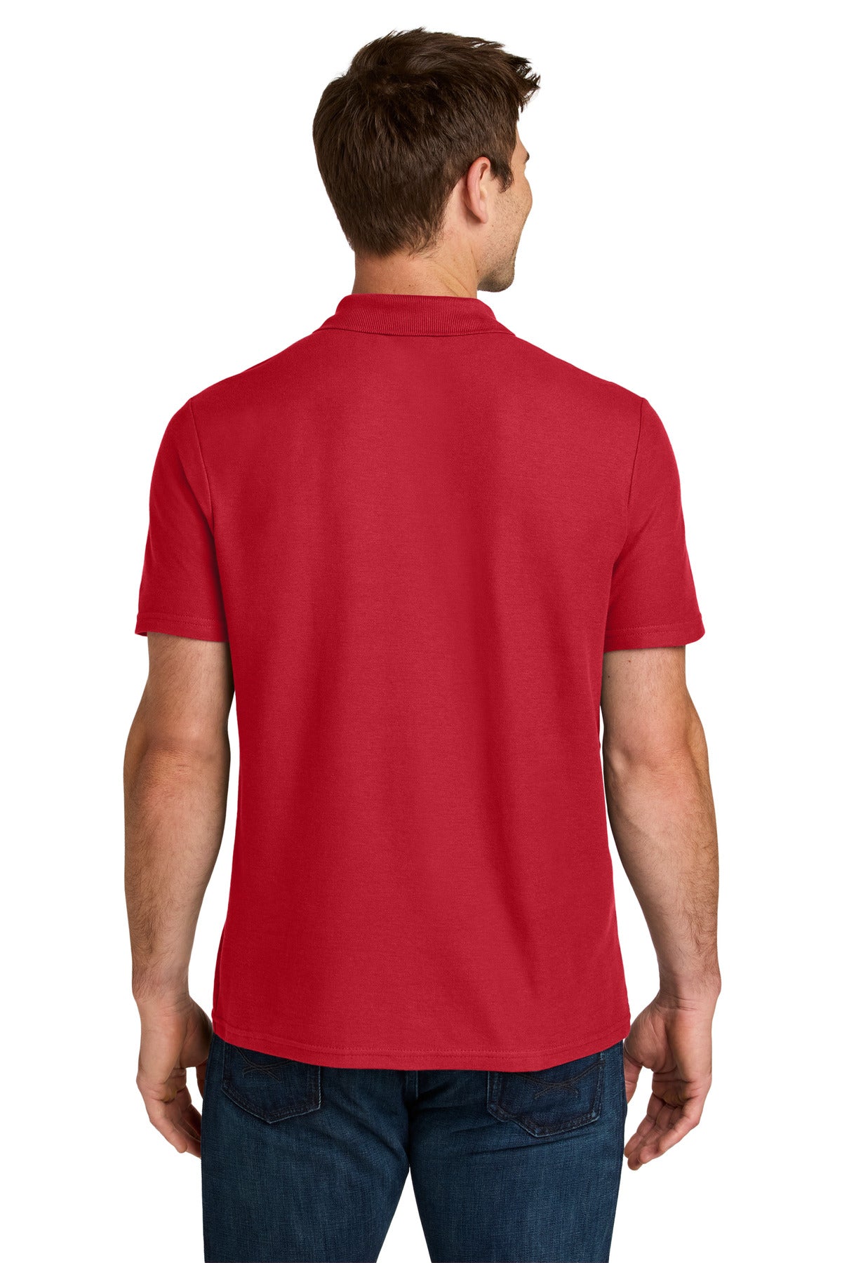 Gildan Softstyle Pique Polo - Red - back