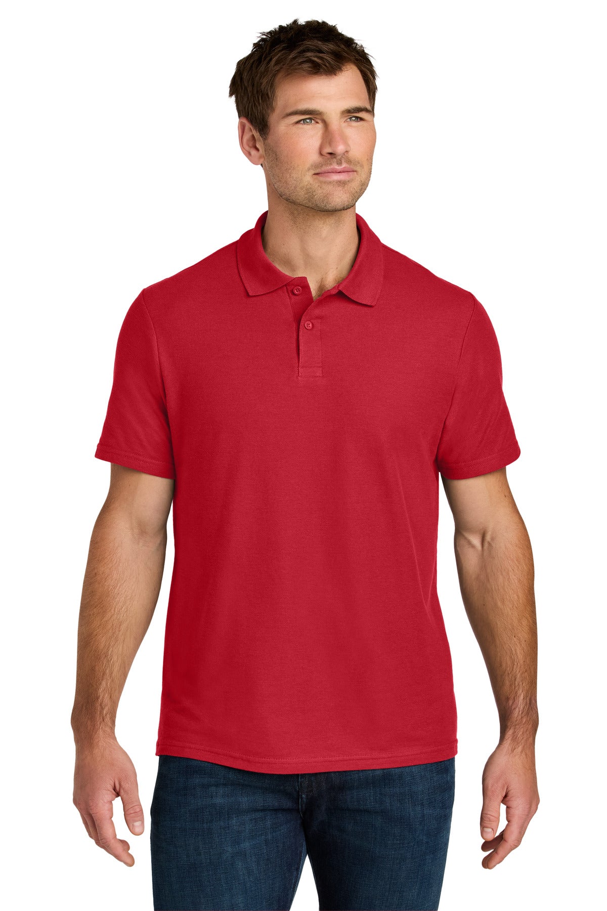 Gildan Softstyle Pique Polo - Red - front