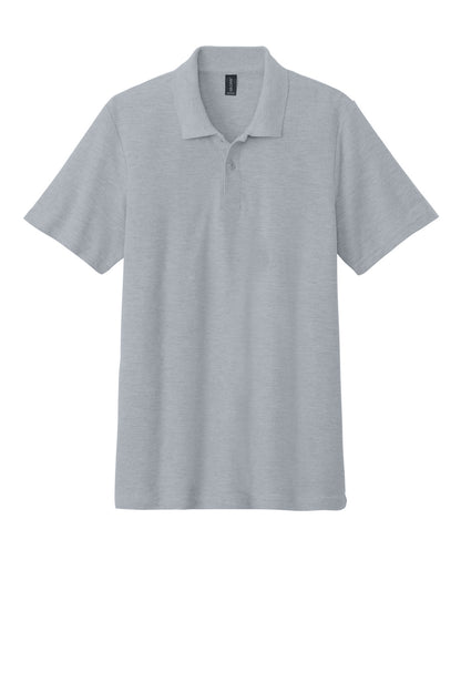 Gildan Softstyle Pique Polo - Ring Spun Sport Grey - flat front