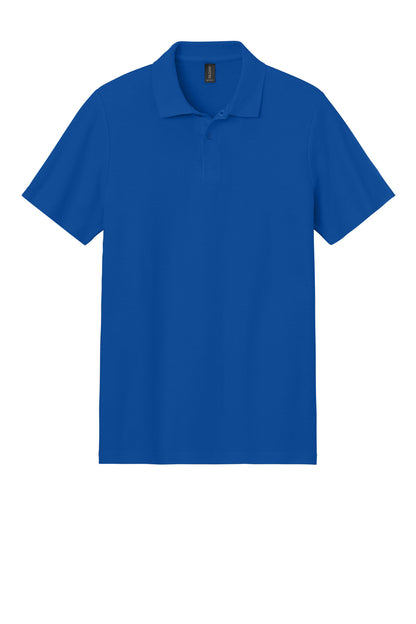 Gildan Softstyle Pique Polo - Royal - flat front