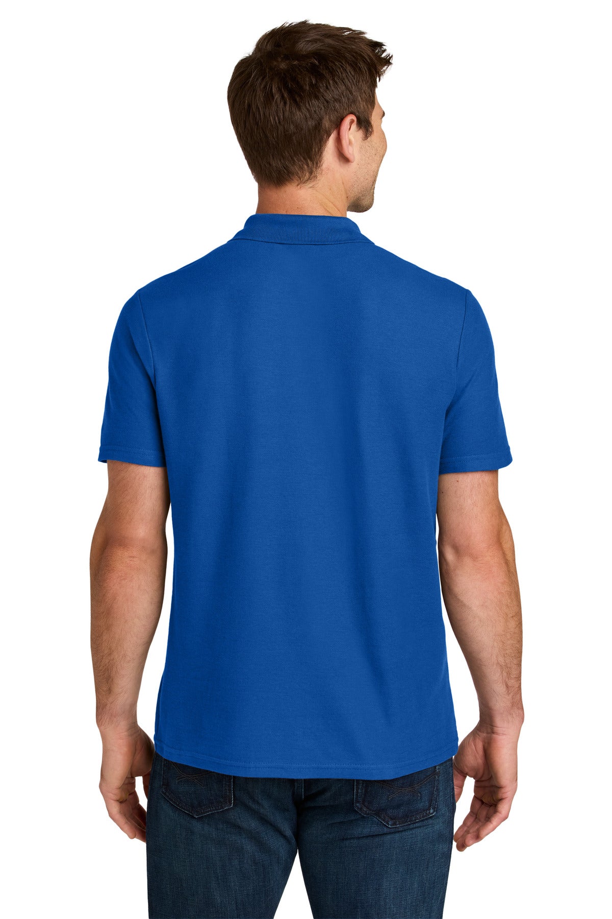 Gildan Softstyle Pique Polo - Royal - back