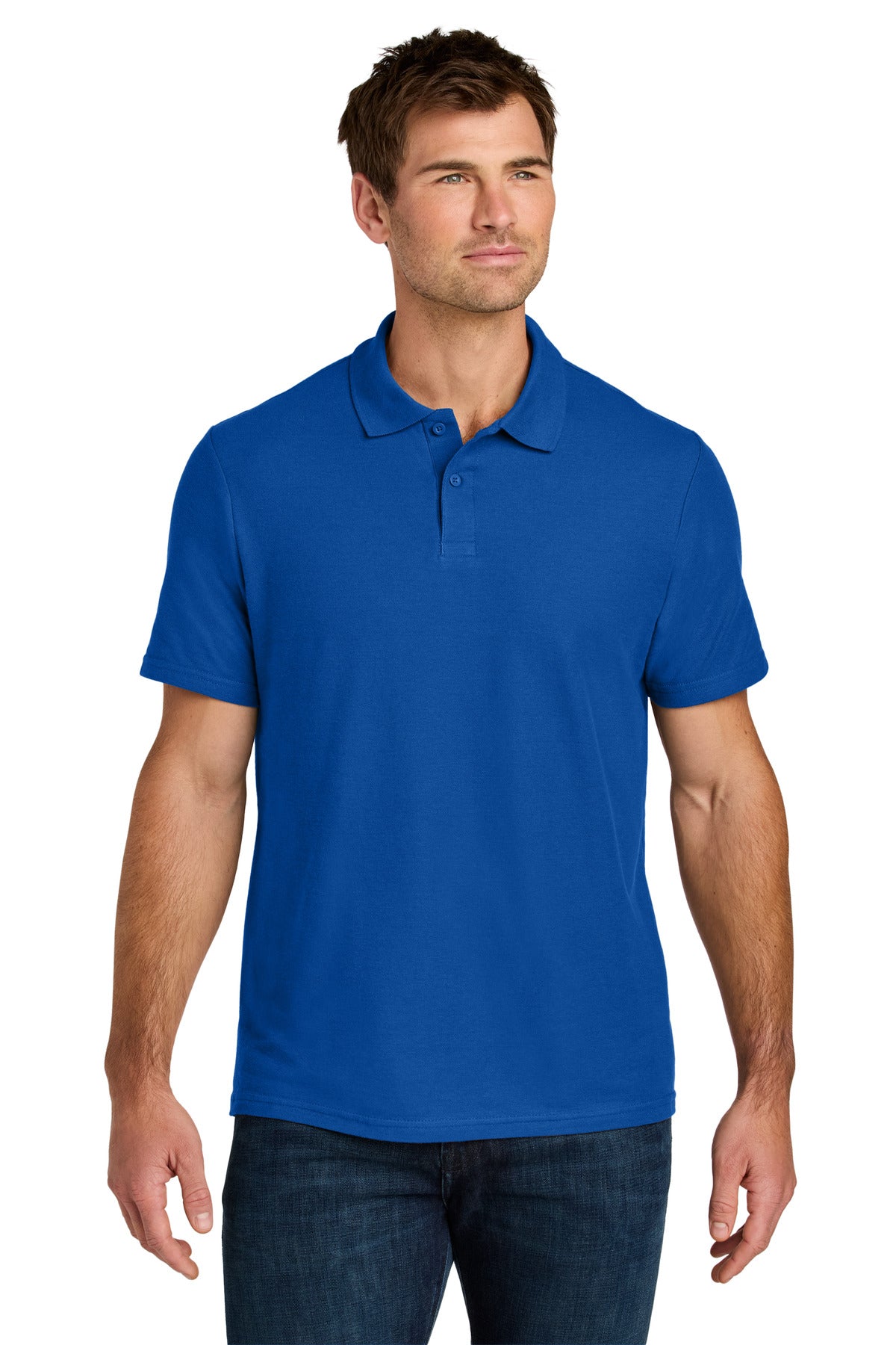 Gildan Softstyle Pique Polo - Royal - front