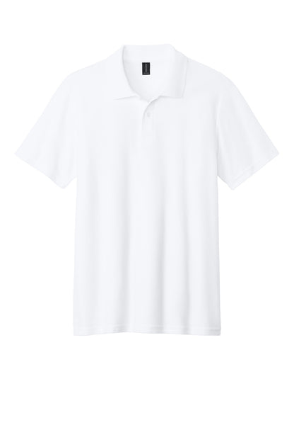 Gildan Softstyle Pique Polo - White - flat front