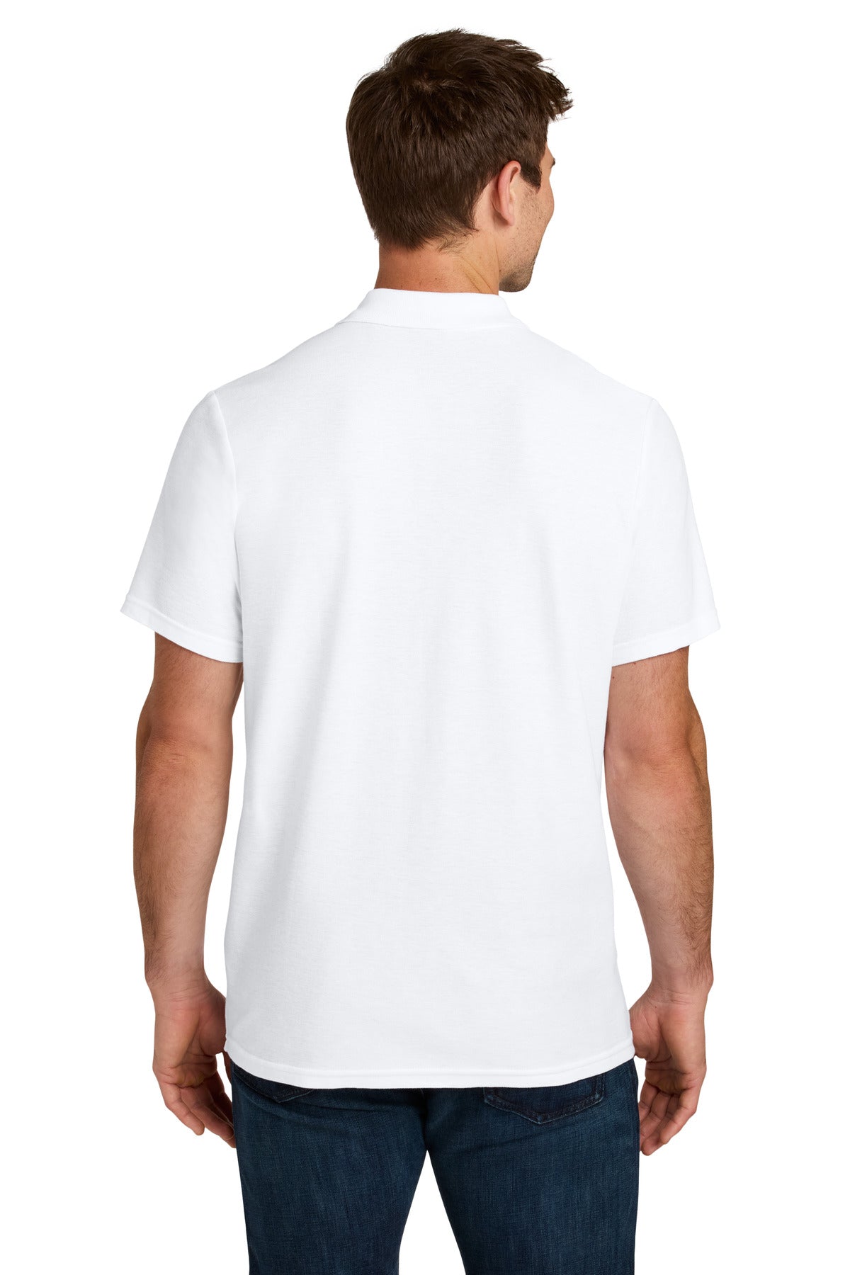 Gildan Softstyle Pique Polo - White - back