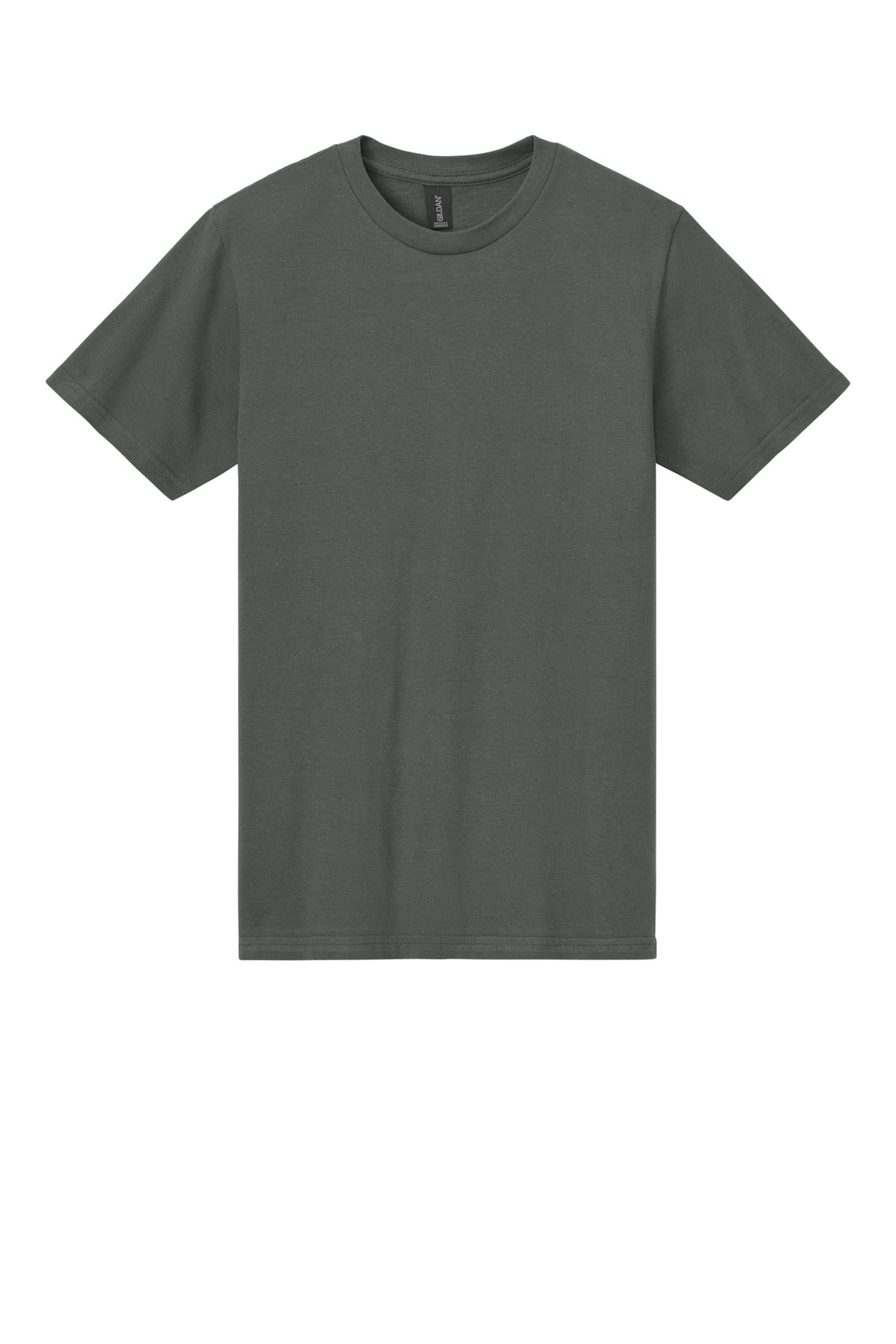 Gildan Softstyle Midweight Tee - Charcoal - flat front