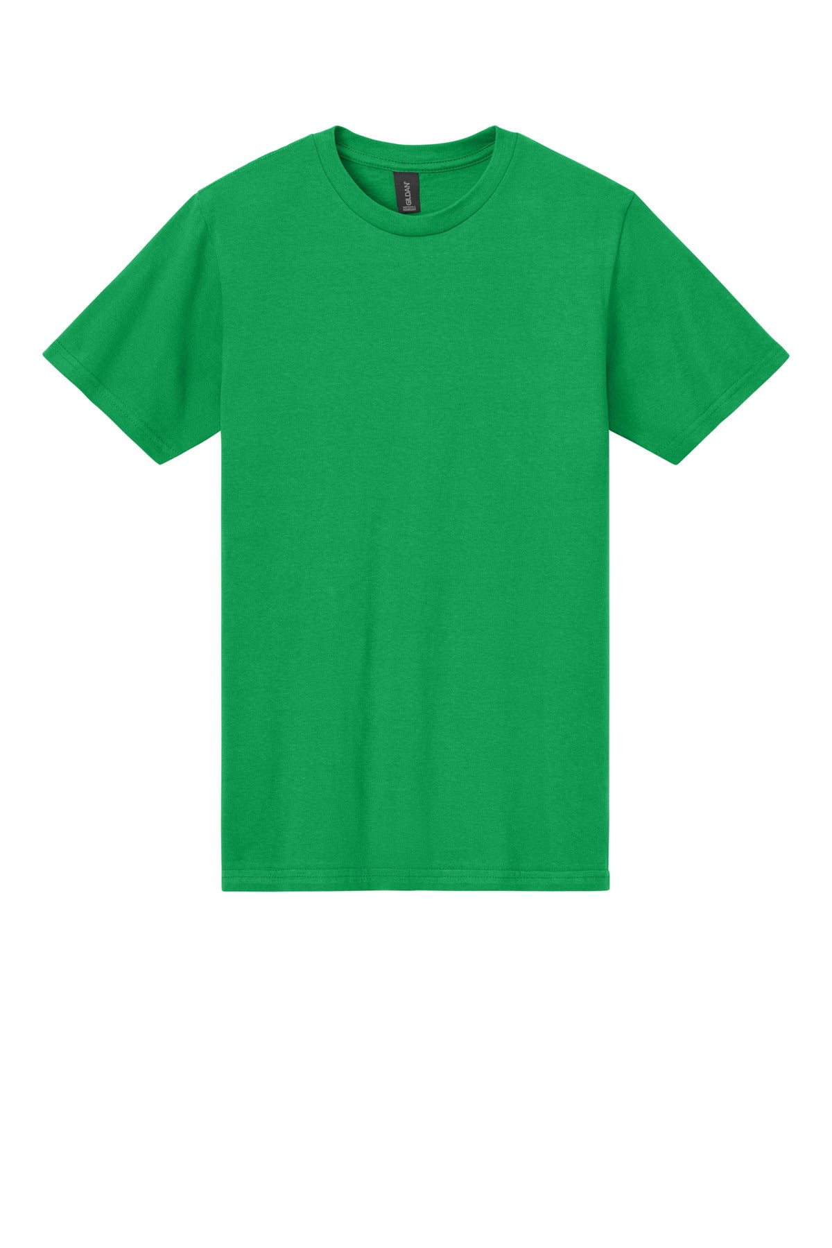 Gildan Softstyle Midweight Tee - Irish Green - flat front