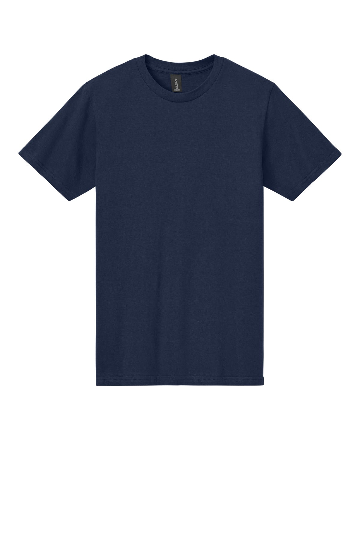 Gildan Softstyle Midweight Tee - Navy - flat front