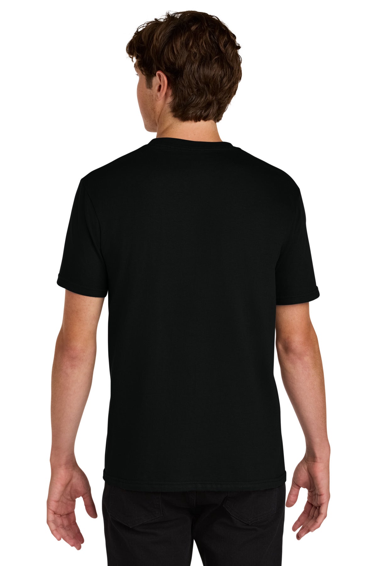 Gildan Softstyle Midweight Tee - Pitch Black - back